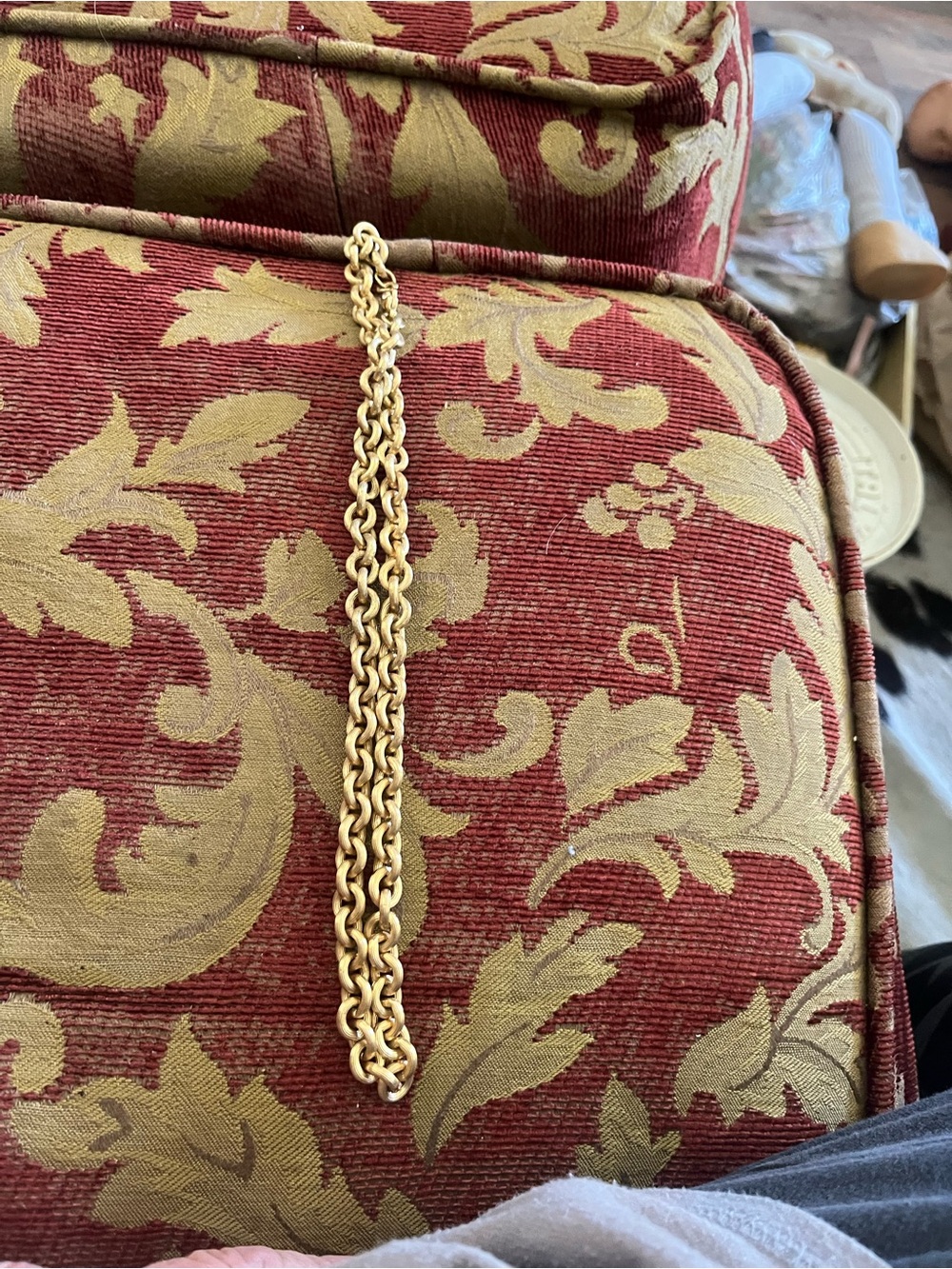 Gold-Tone Rope Chain necklace- Women's Jewelry